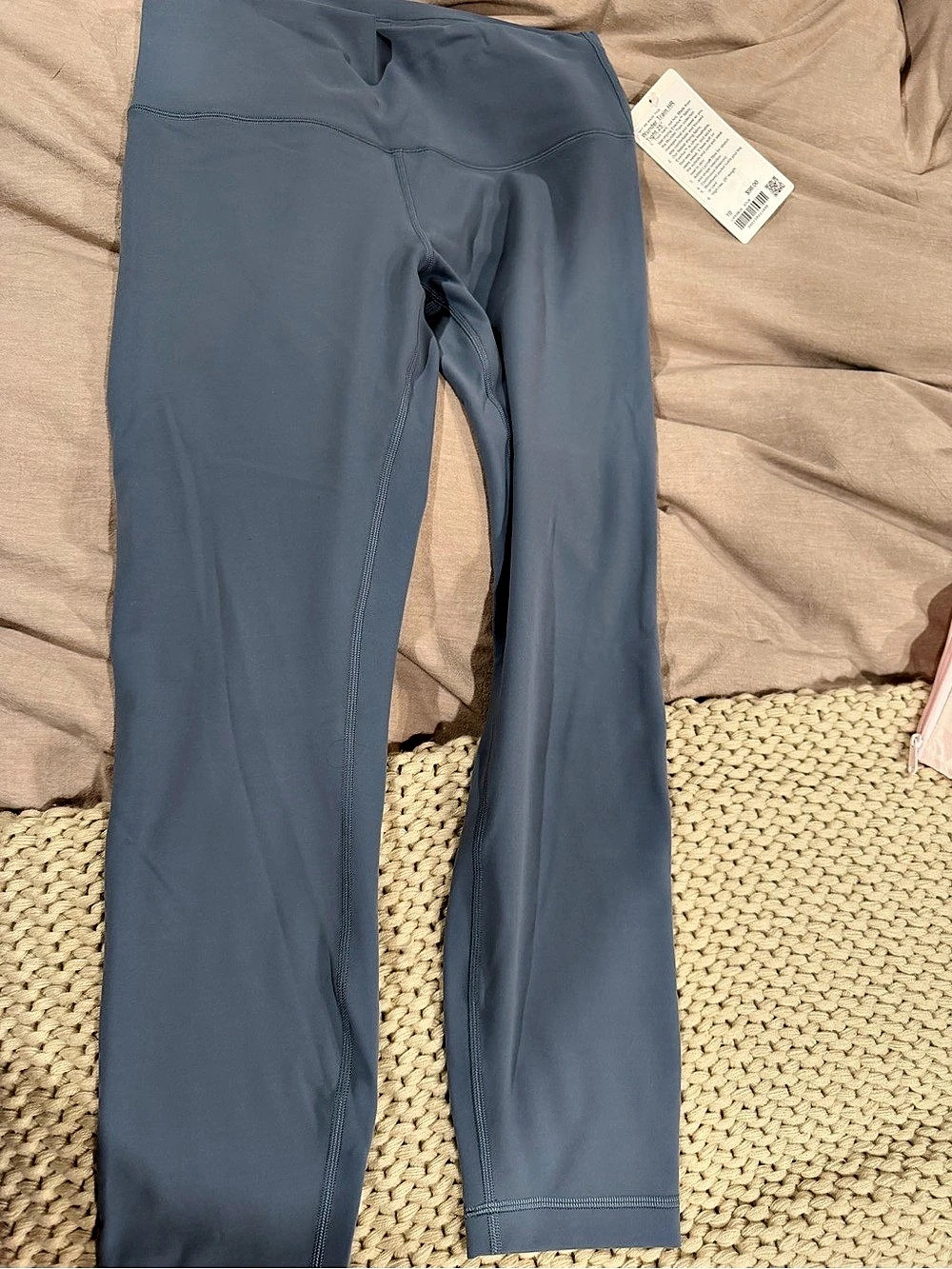 Lululemon Wunder Train HR Tight 25" Athletic Leggings in Blue Size 10 NWT